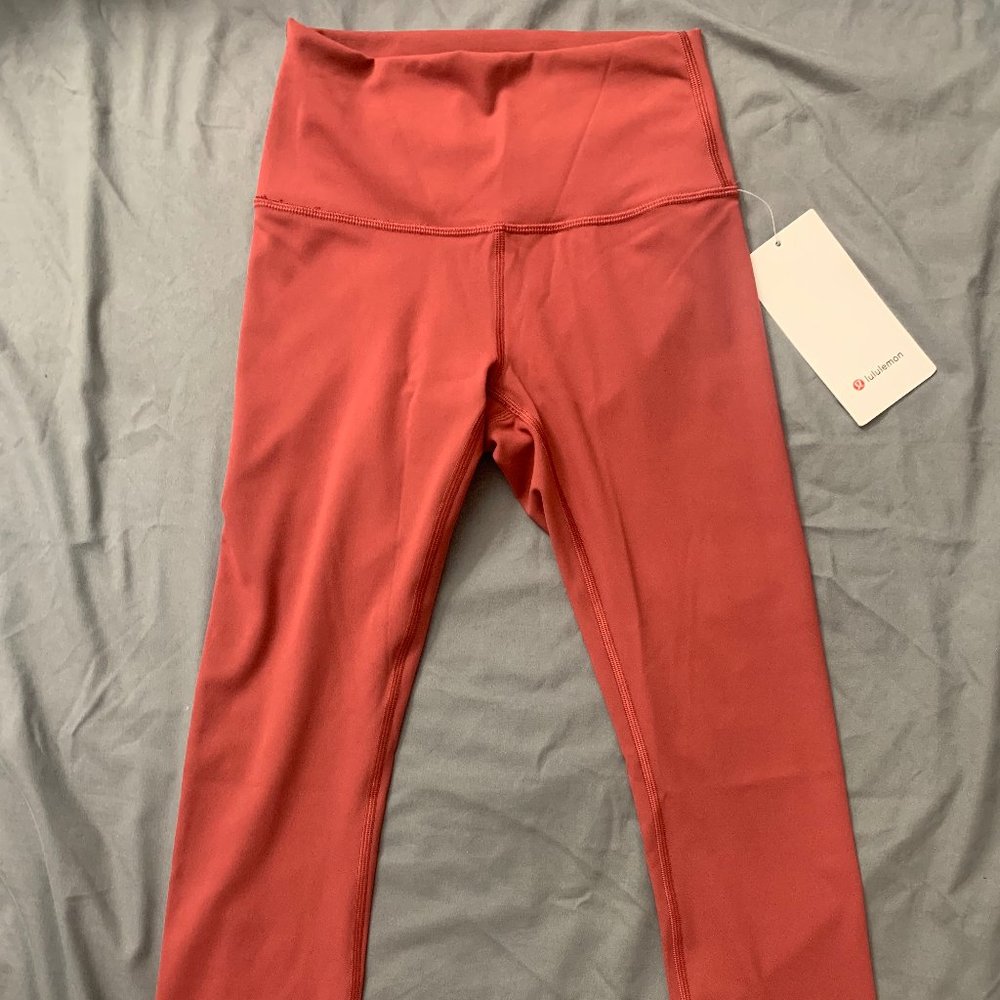 Lululemon Wunder Under Crop 21" Chianti
